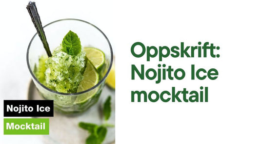 Oppskrift Nojito Ice mocktail med bilde av en slik drink