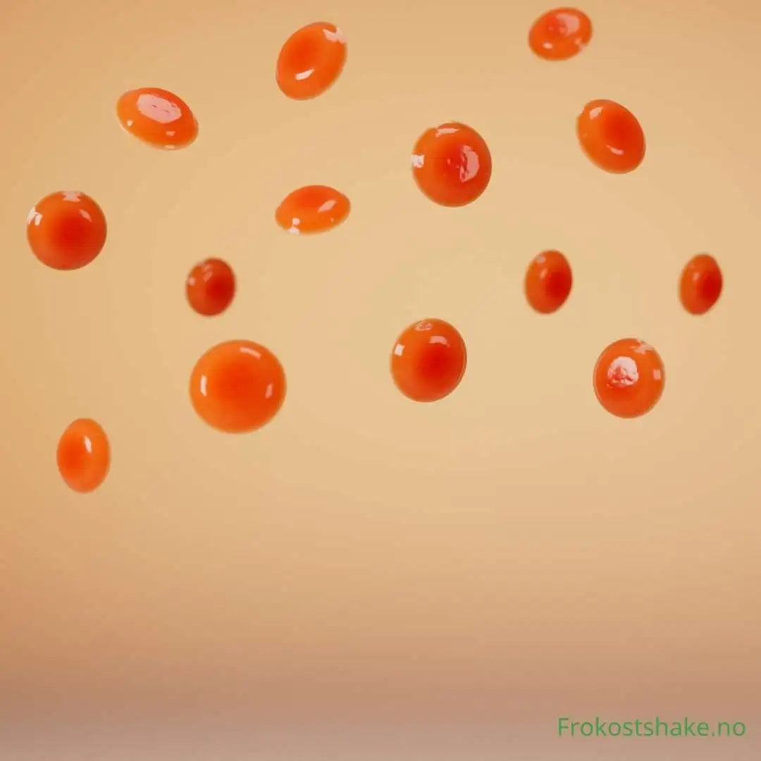 Herbalife Gels NutrientVita Kids multivitamin tyggetabletter som svever rundt.