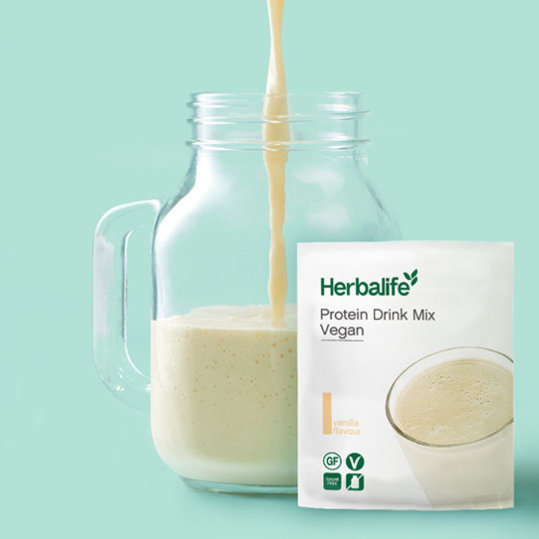 Herbalife ananas-kokos-shake + proteindrinkmiks PDM