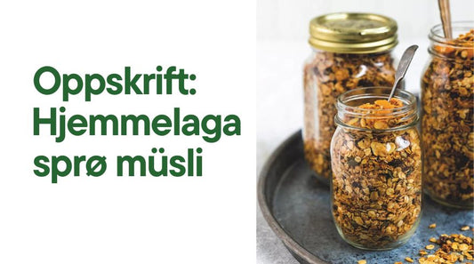 Hjemmelaga sprø müsli