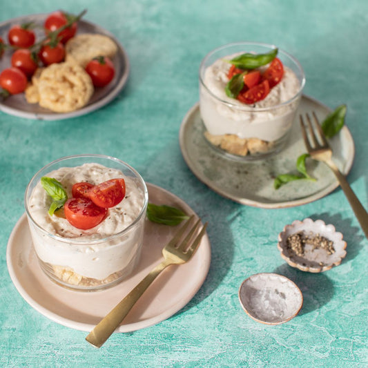 Proteinrik krydret ostekake i glass - oppskrift