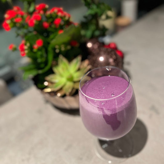 Oppskrift: Blåbærbombe - sjokoladeshake med masse protein