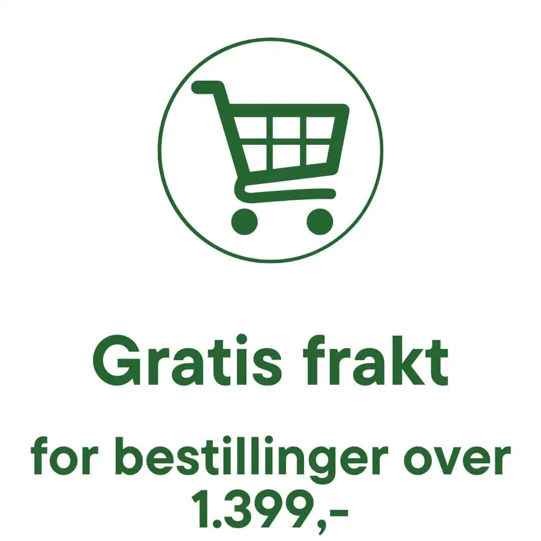 Frokostshake.no og Helga Opsett lover: Gratis frakt for bestillinger over 1399,-.