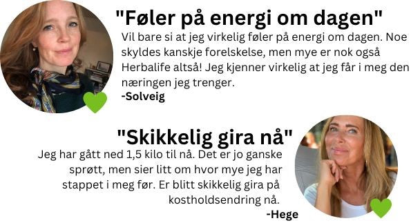 Kundene forteller om [Herbalife-shaken]