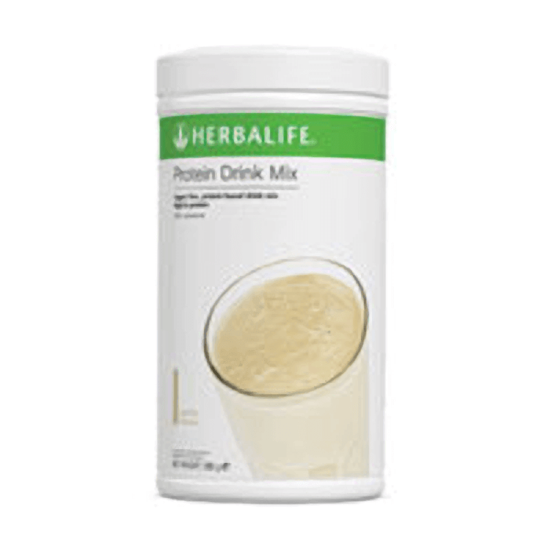 En boks Herbalife proteindrinkmiks. 