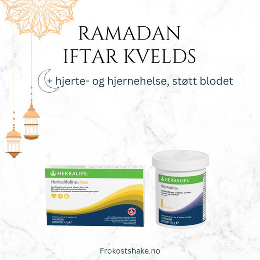 Ramadan - iftar - Herbalife - Omega-3 og Nitric Oxide