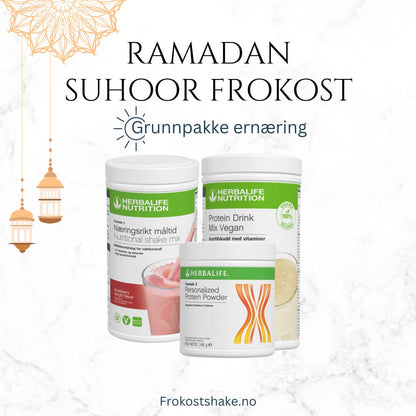 Ramadan - suhoor - Herbalife - aloe vera juice og te