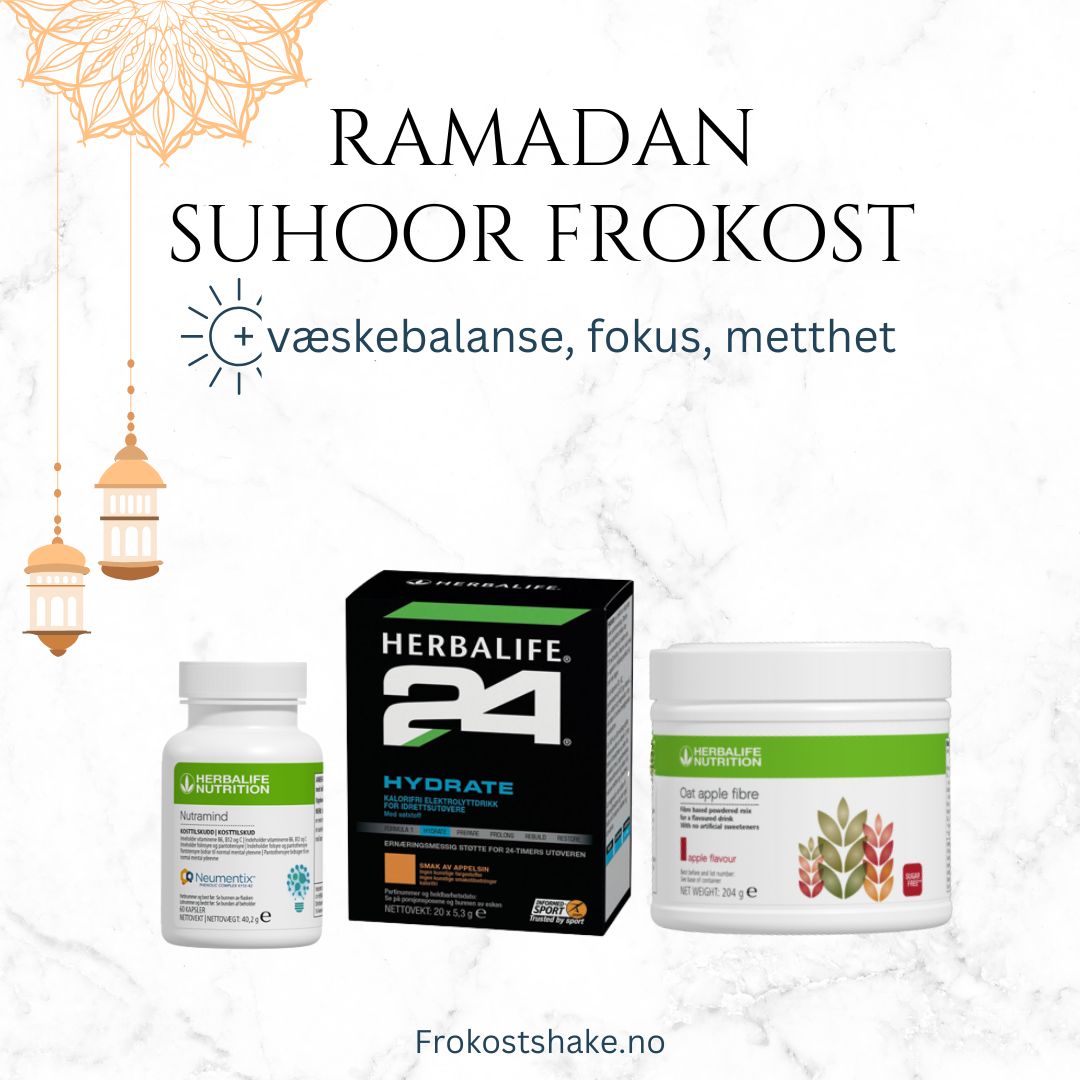 Ramadan - suhoor - Herbalife - aloe vera juice og te