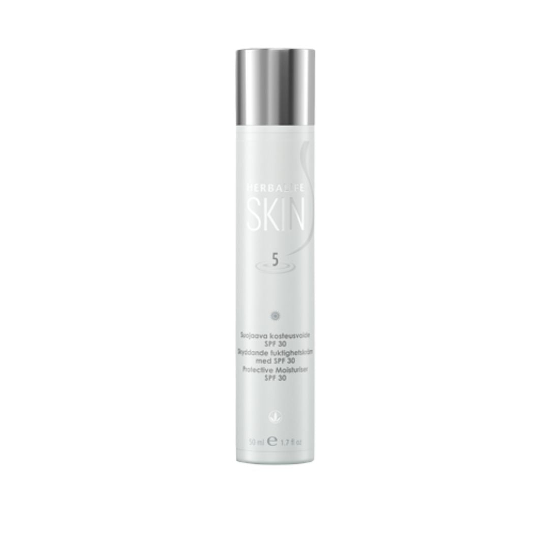 En tube Herbalife SKIN Protective Moisturiser dagkrem med solfaktor 30. 