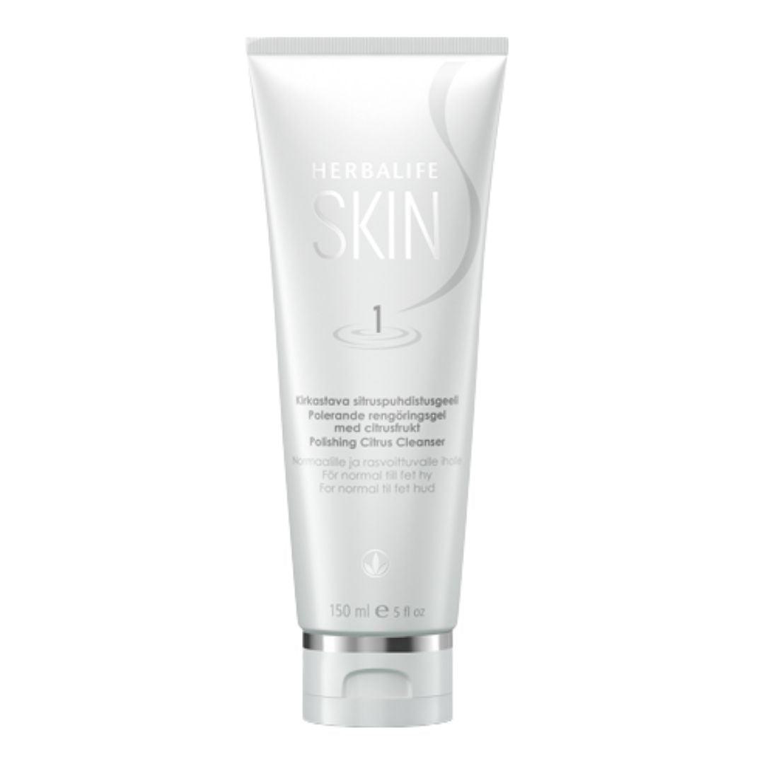 En tube Herbalife SKIN Citrus Cleanser ansiktsrens for normal til fet hud.