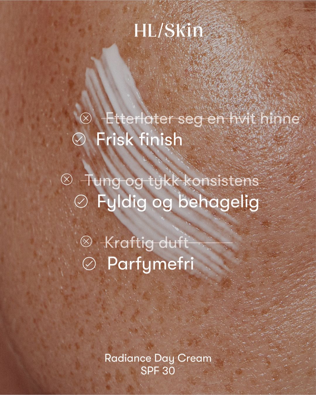 HL/SKIN Fuktgivende dagkrem SPF30 - Koreansk hudpleie
