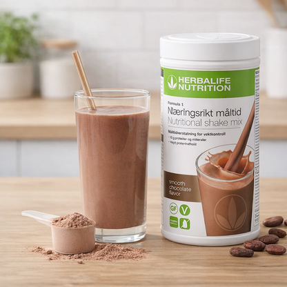 Sjokoladeshake - Herbalife - sunn frokost