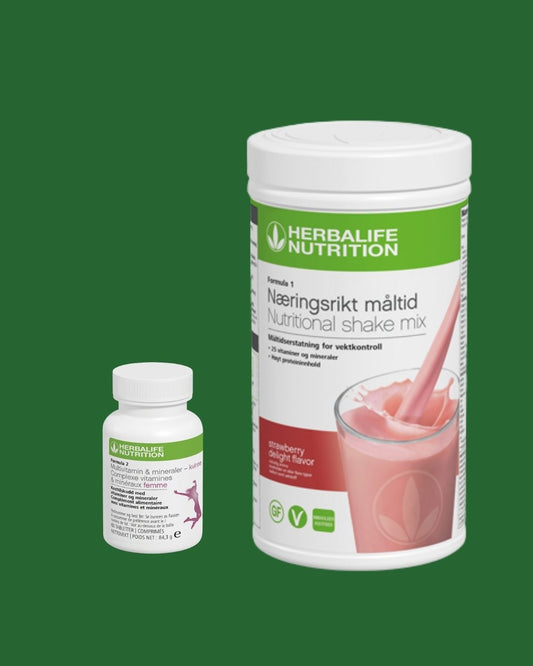 Herbalife-shake + multivitamin