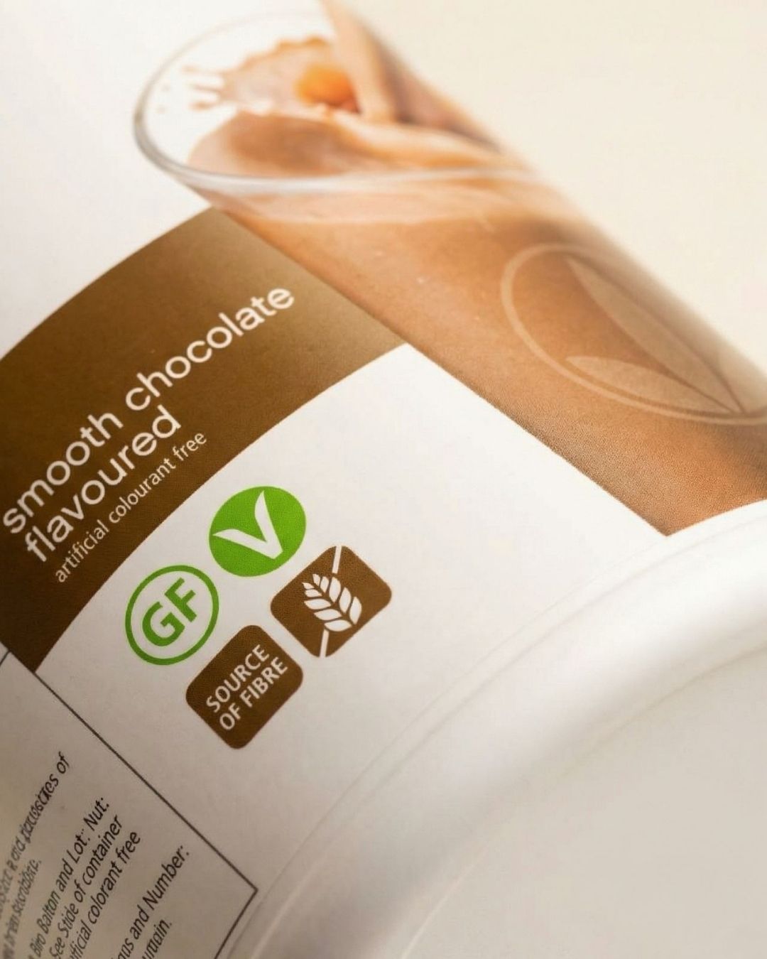 Nærbilde av Herbalife Formula 1 boks sjokolade