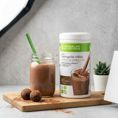 Sjokoladeshake - Herbalife - sunn frokost