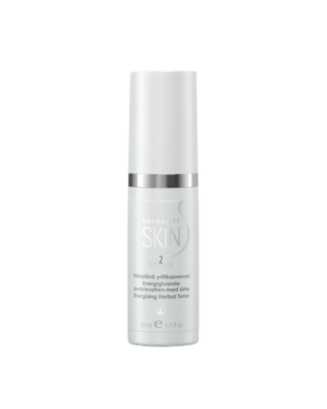 En sprayflaske Herbalife SKIN Energising Herbal Toner ansiktsvann. 