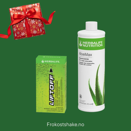 Herbalife LiftOff energidrikk + AloeMax aloe vera-juice