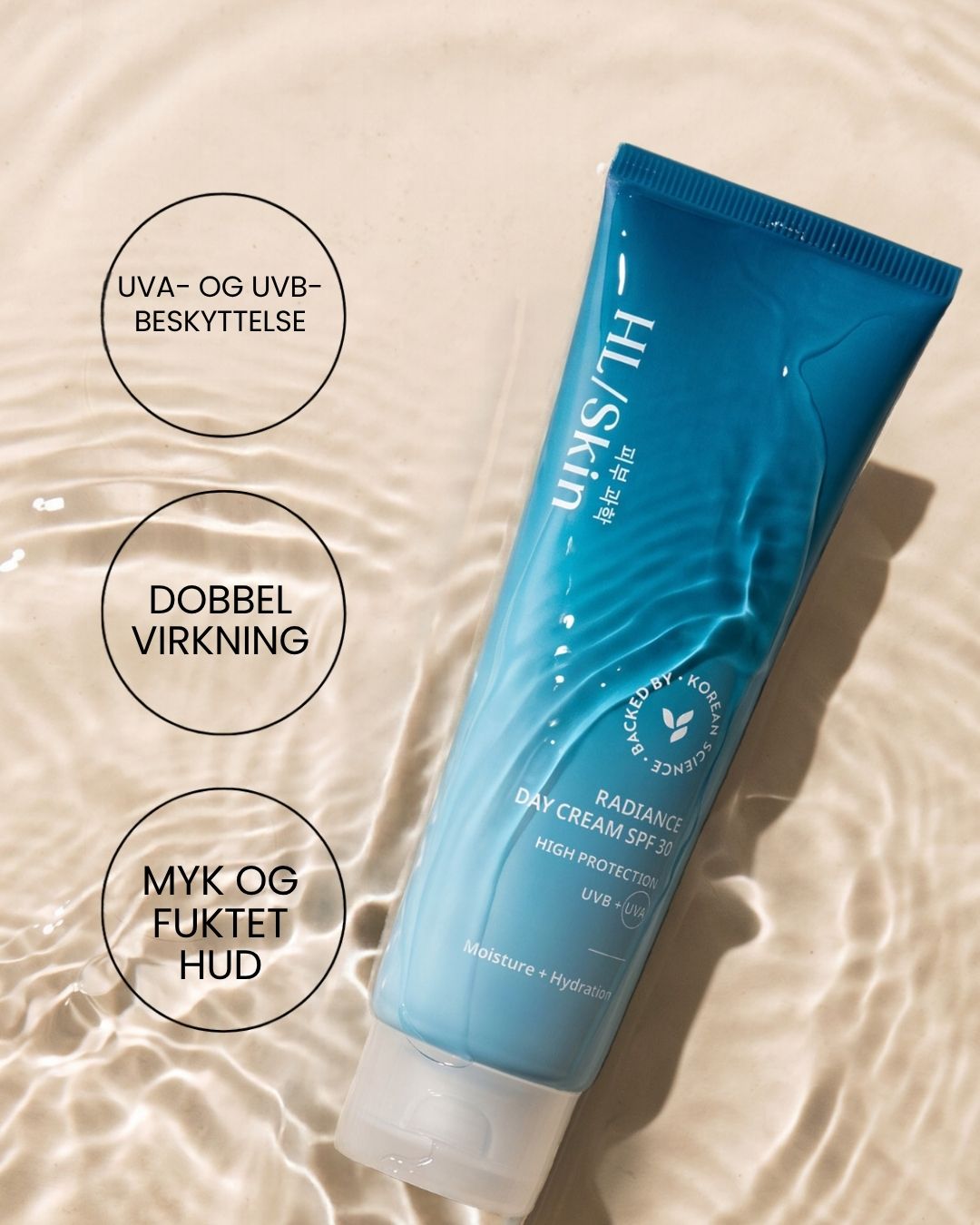 HL/SKIN Fuktgivende dagkrem SPF30 - Koreansk hudpleie