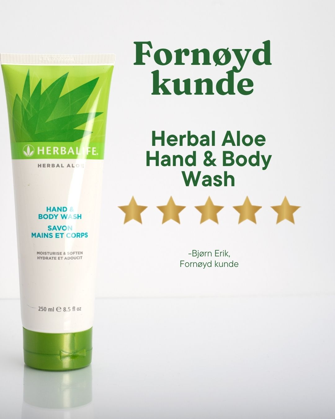 Aloe Vera Body Wash - fuktgivende dusjsåpe