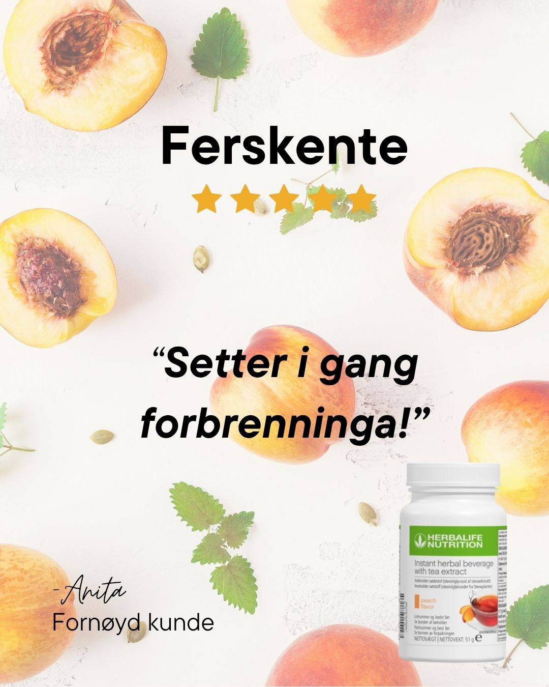 Herbalife instant urtete med grønn te
