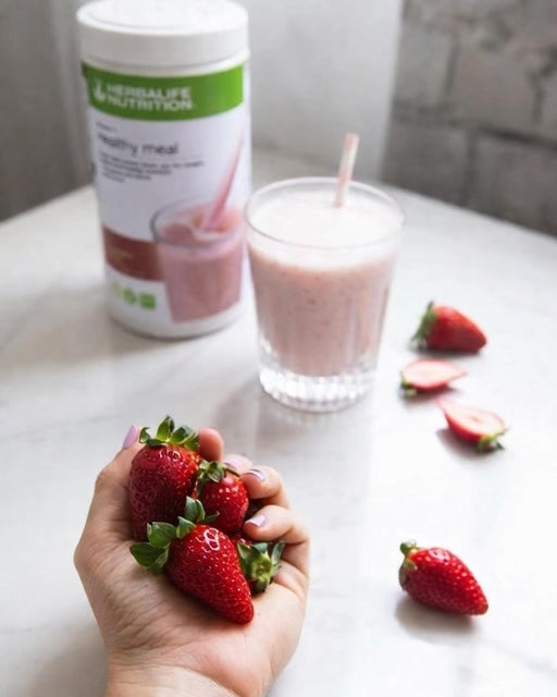 Herbalife jordbær-shake - 550 gr