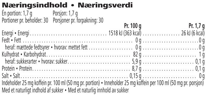 Naeringsinnhold